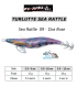 TURLUTTE SEA-RATTLE FU-SHIMA : Couleur:Dos Rose, Taille:2.5 - 9 cm