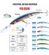 CRYSTAL 3D DD JOINTED YO-ZURI : Couleur:Tennessee Shad (GHGT)