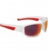 Lunettes miroir RAPALA : Montures:Blanc / Rouge, Verres:Rouge