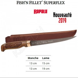 Couteau Céramique Rapala 10cm - Lame anti corrosion - Leurre de la pêche