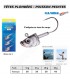 TETES PEINTES POISSON FLASHMER : Poids:14 g