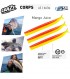 Corps Crazy Sand Eel FIIISH : Taille:220 mm, Couleur:Mango Juice