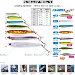 JIG METAL SPOT - 60 G FLASHMER