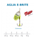 AGLIA E-BRITE MEPPS : Taille:2 / 4.5 g, Couleur:Argent Chartreuse