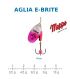 AGLIA E-BRITE MEPPS : Taille:1 / 3.5 g, Couleur:Argent Rose