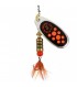 AGLIA BLACK FURY® MOUCHE MEPPS : Couleur:Orange, Palette:Argent, Taille:2 / 4.5 g