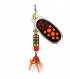 AGLIA BLACK FURY® MOUCHE MEPPS : Couleur:Orange, Palette:Argent, Taille:3 / 6.5 g