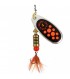 AGLIA BLACK FURY® MOUCHE MEPPS : Couleur:Orange, Palette:Argent, Taille:4 / 8 g