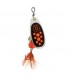 AGLIA BLACK FURY® MOUCHE MEPPS : Couleur:Orange, Palette:Argent, Taille:0 / 2 g