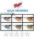 AGLIA® DECOREES MEPPS : Taille:1 / 3.5 g, Palette:Argent/Points Noirs