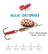 AGLIA® DECOREES MEPPS : Taille:1 / 3.5 g, Palette:Cuivre/Points Rouges