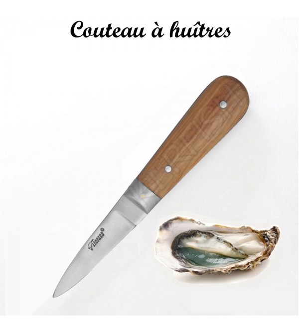 Couteau à huîtres ou a mitre, manche palissandre - Matfer-Bourgeat